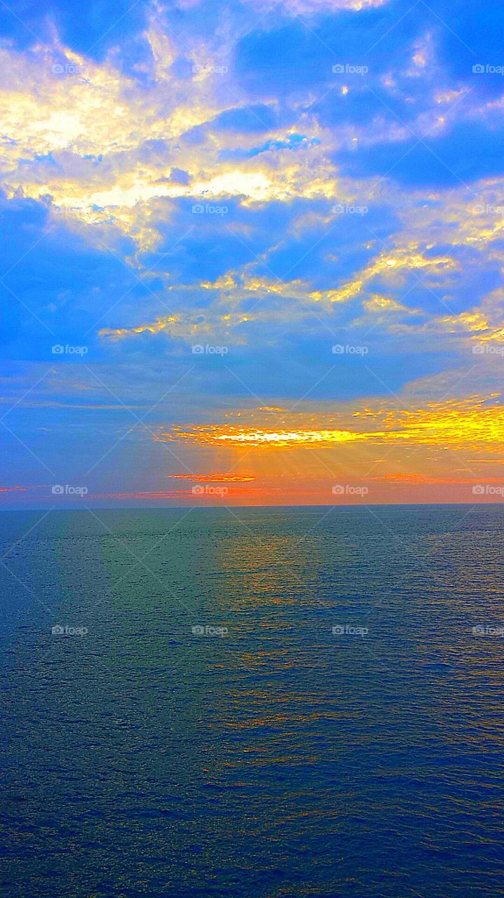 "Jesus In The Clouds Smiling"