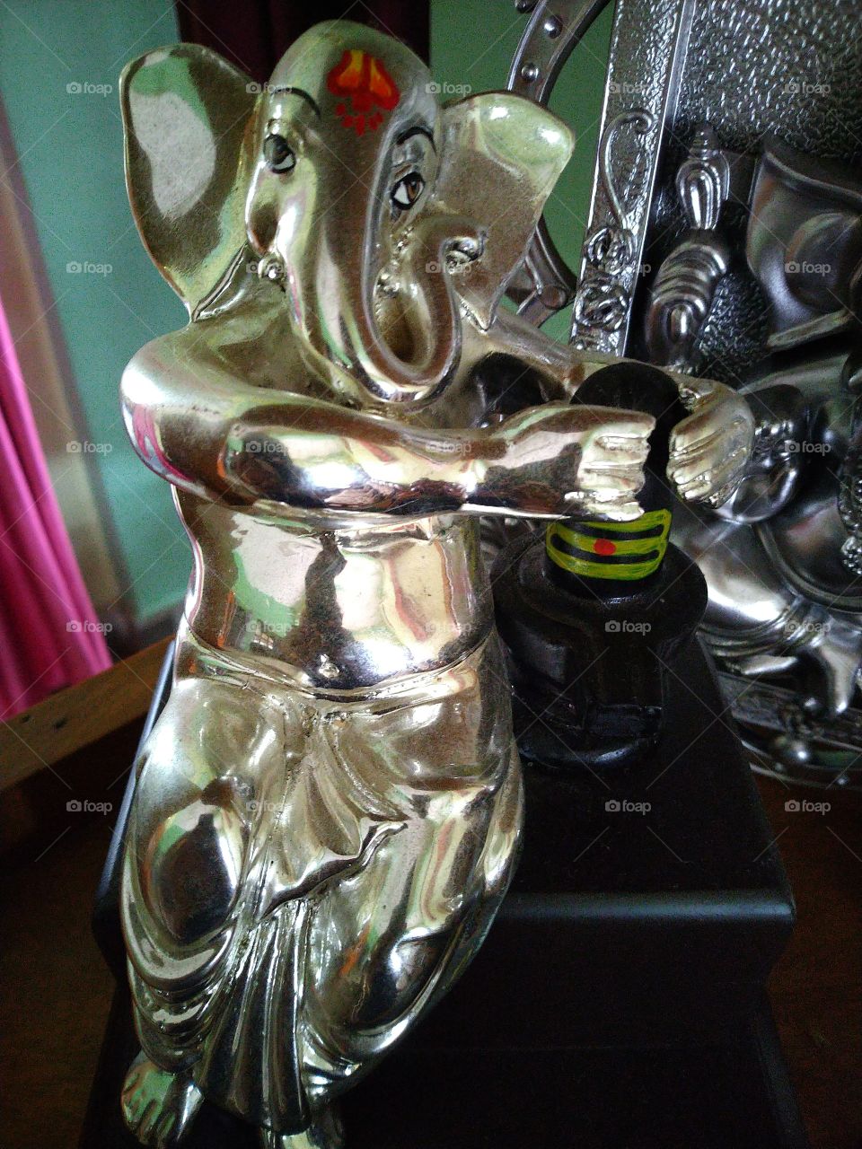 Lord Ganesha with Sibling