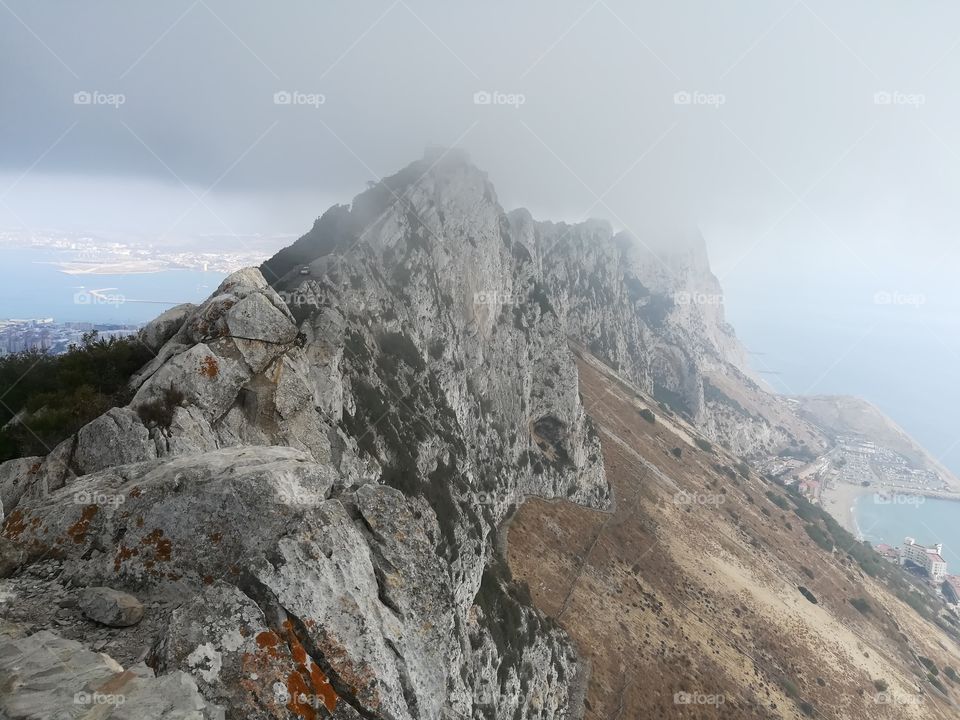 The high point of Gibralaltat rock