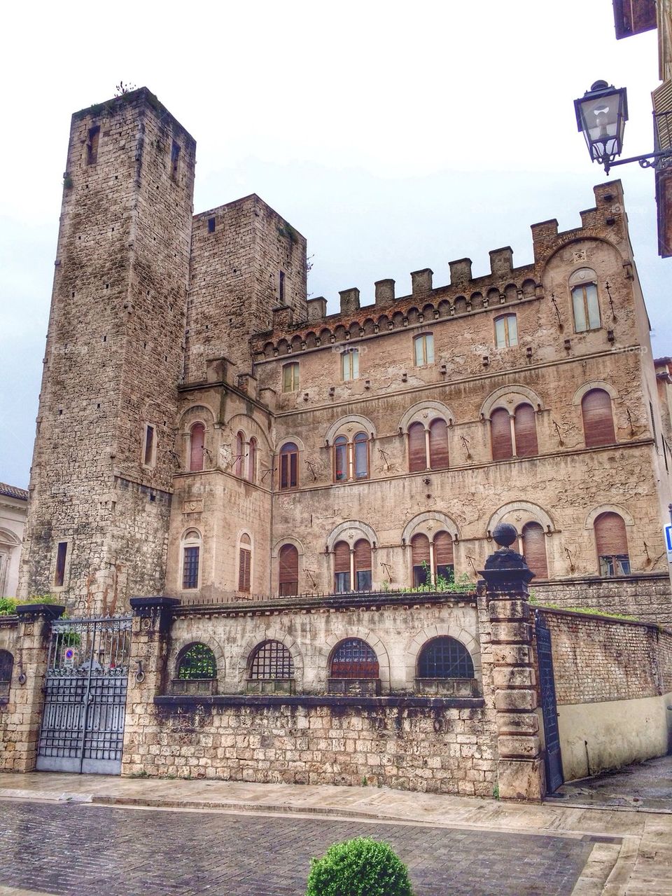 Medieval palace , Ascoli Piceno, Italy