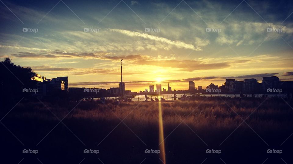 Sonnenuntergang Greenwich