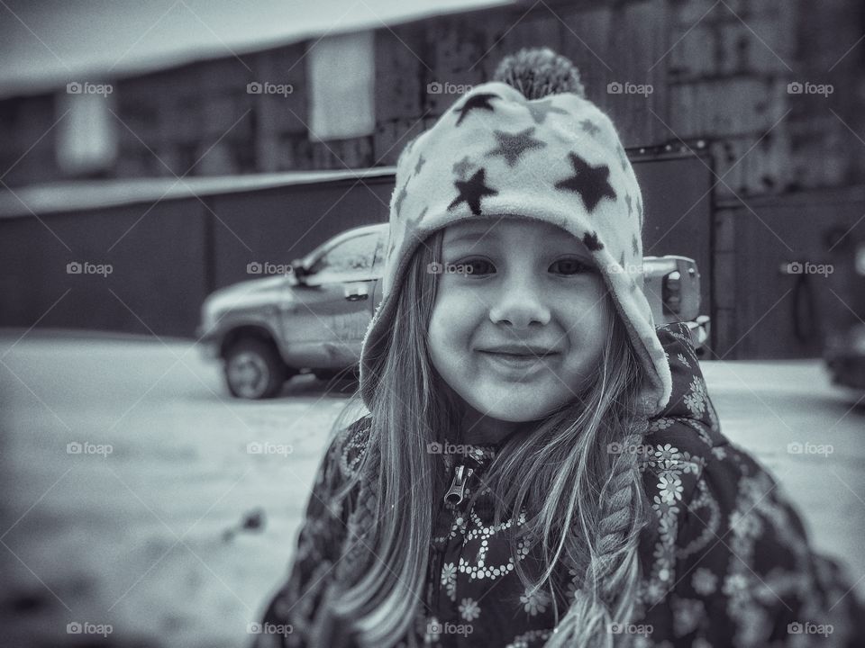 Cute smiling happy girl