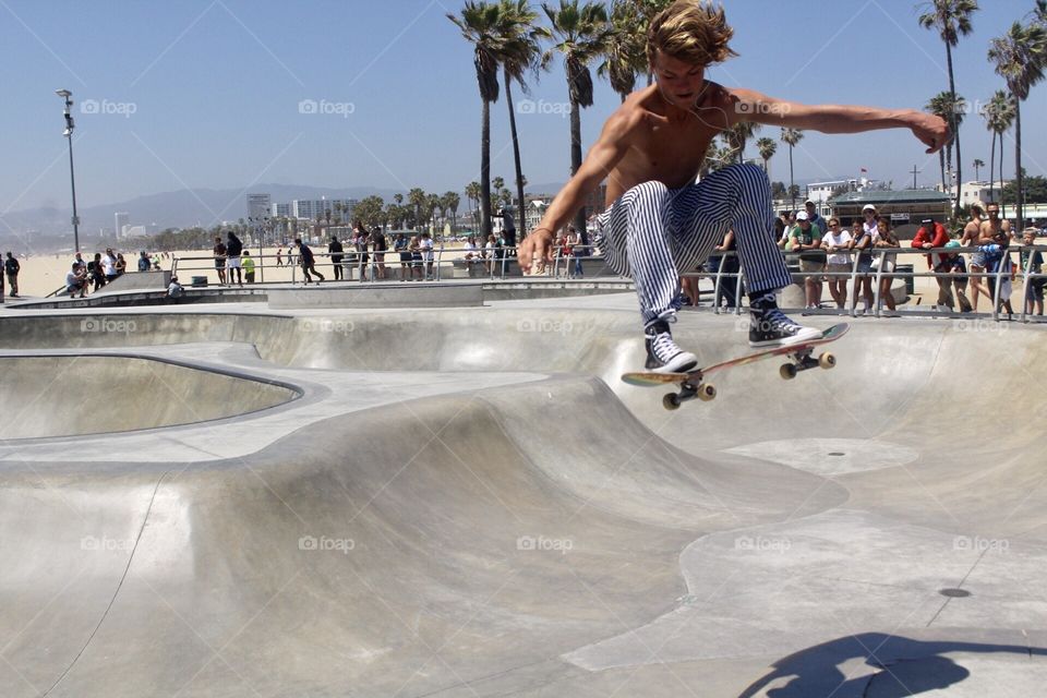 Venice Beach skateboarder 