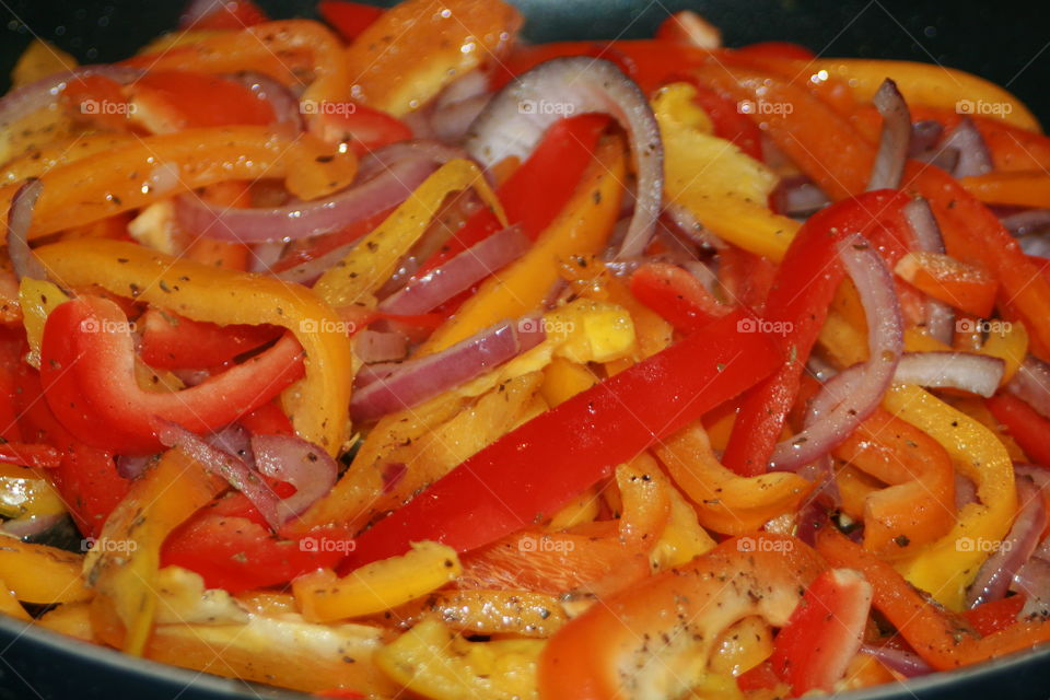 Peppers and Onions