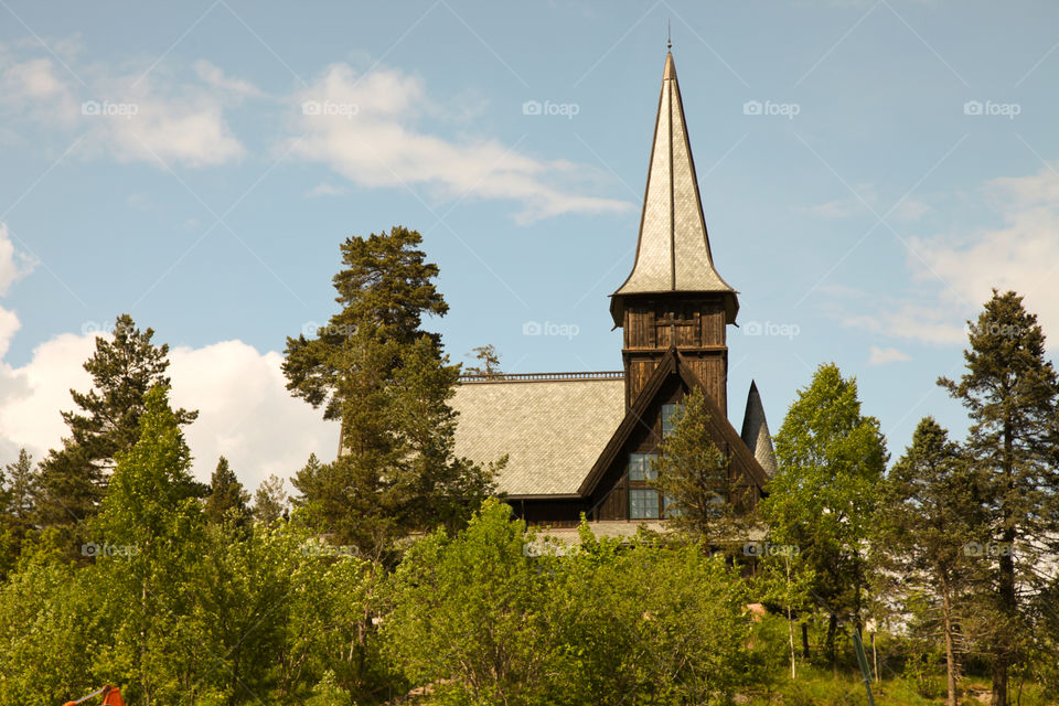 Holmenkollen chappel in Oslo. 