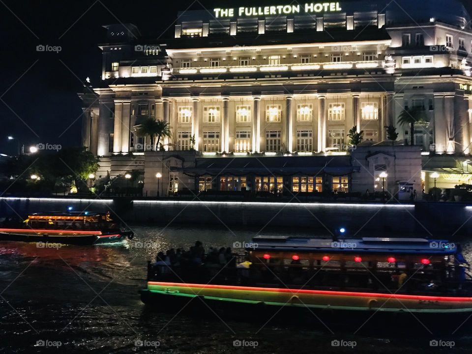 Fullerton hotel at Singapore 