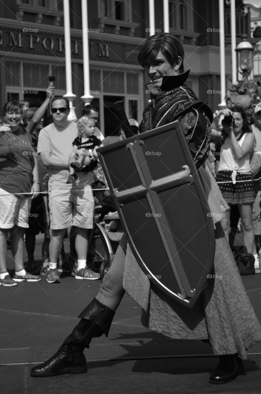 Man in period costume for carnival