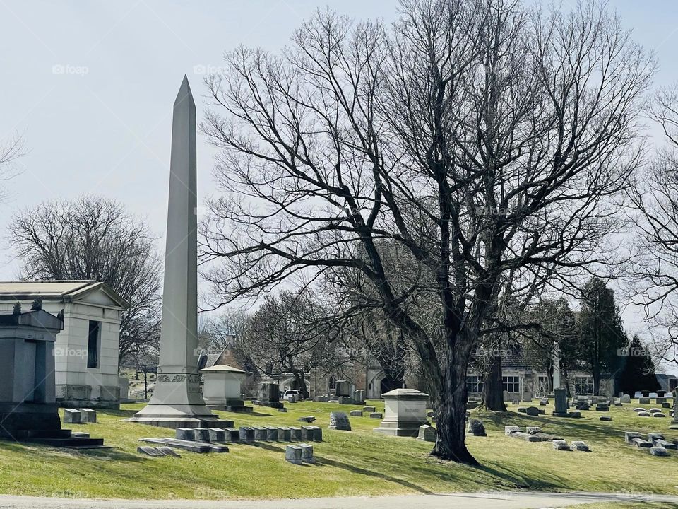 Historical Cemetery in Pittsburgh Pennsylvania 