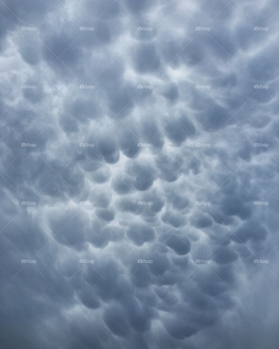 Fluffy toasted marshmallow storm clouds