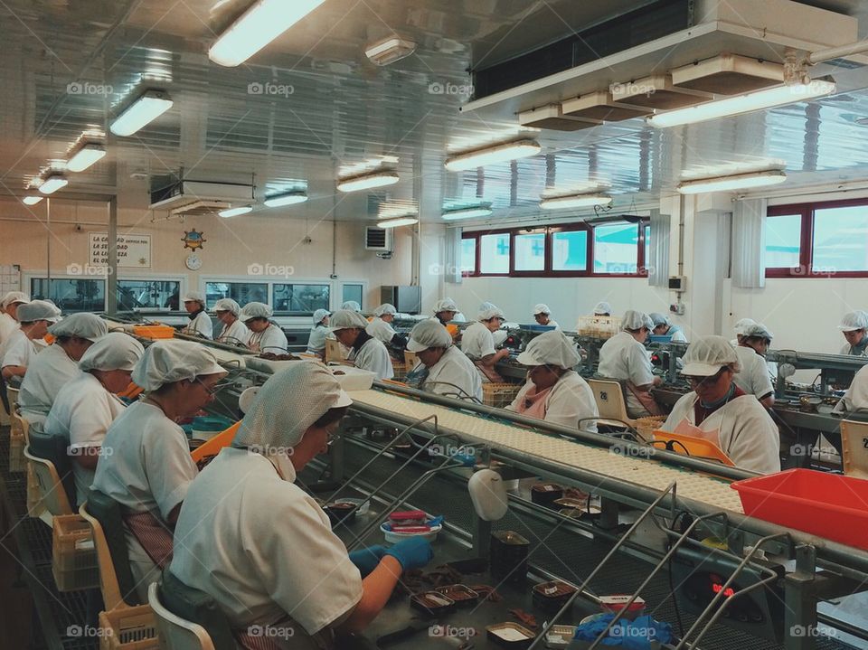 Women at the factory