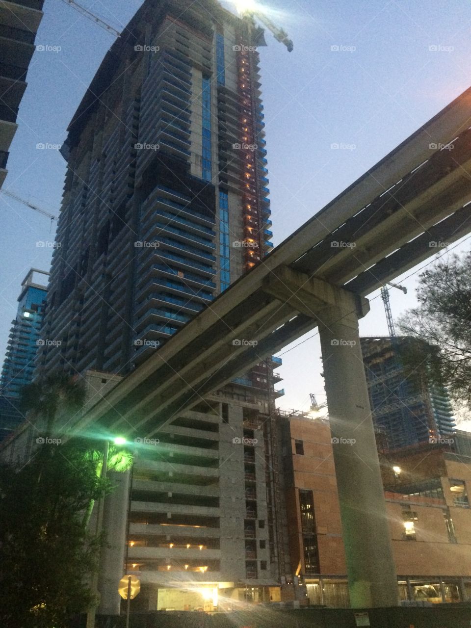 Miami Skyscraper Construction. Miami Skyscraper Construction