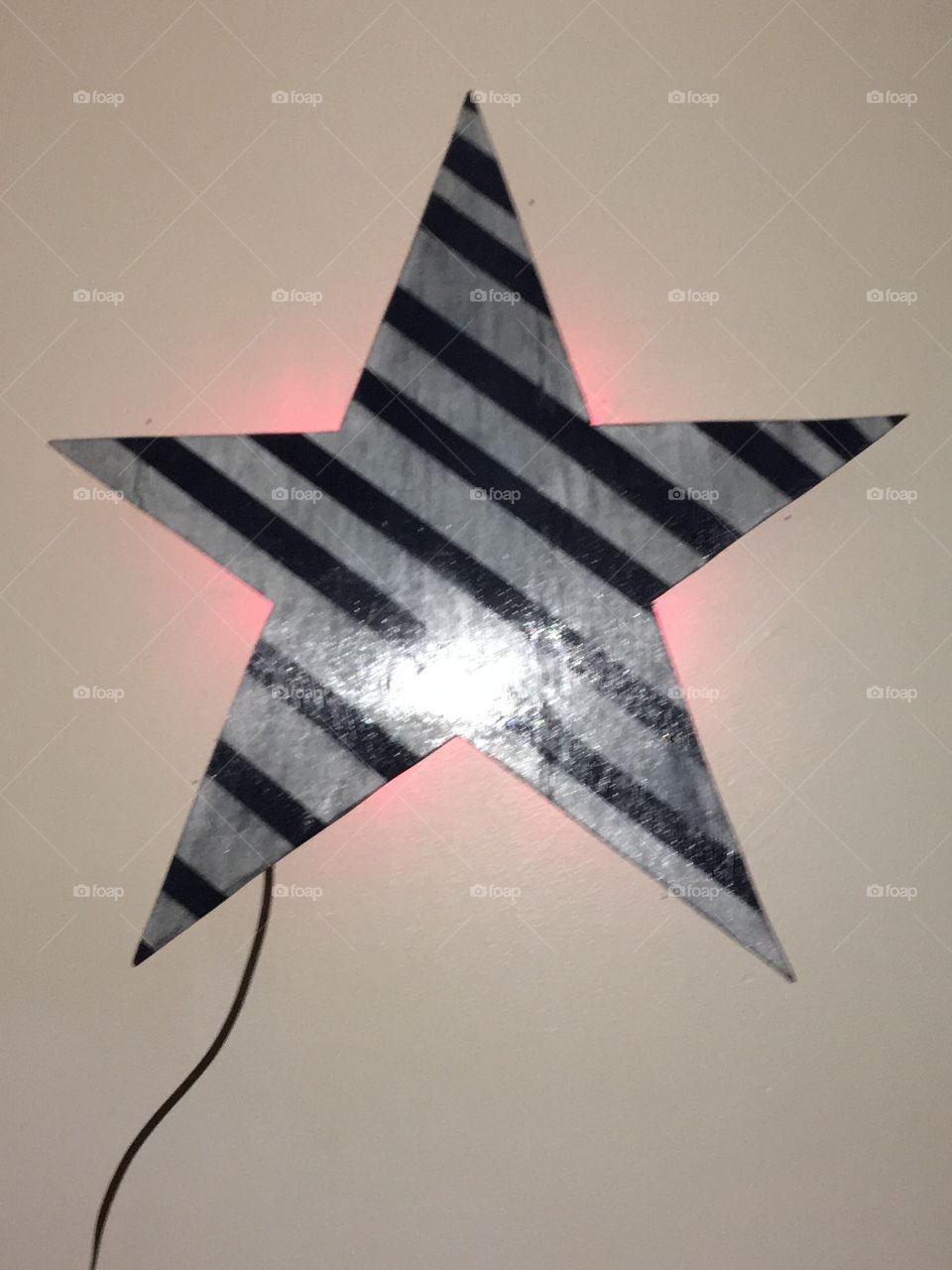 This is a duplicate photo of the star I made for the Dallas Cowboys football season 