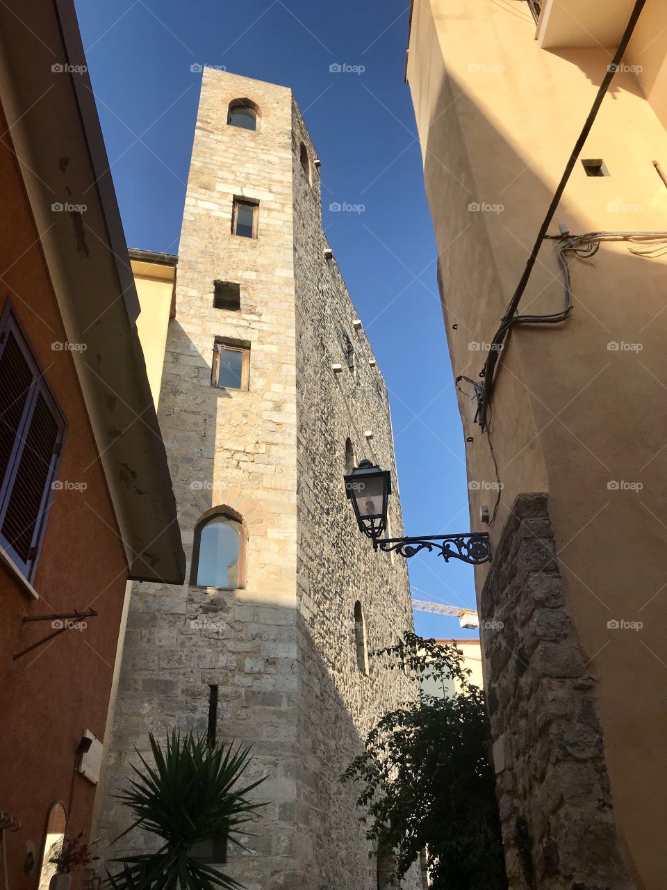 Stunning old tower in Terracina, Italy