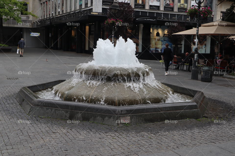 This is the fountain in Belgrade.