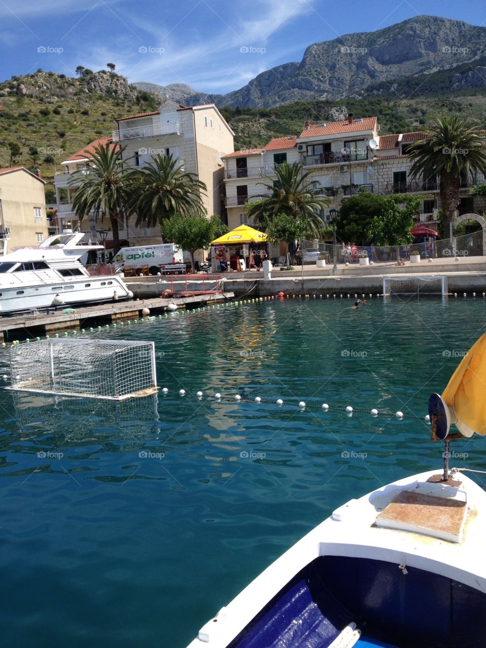 Summer fun. Waterpolo playground 