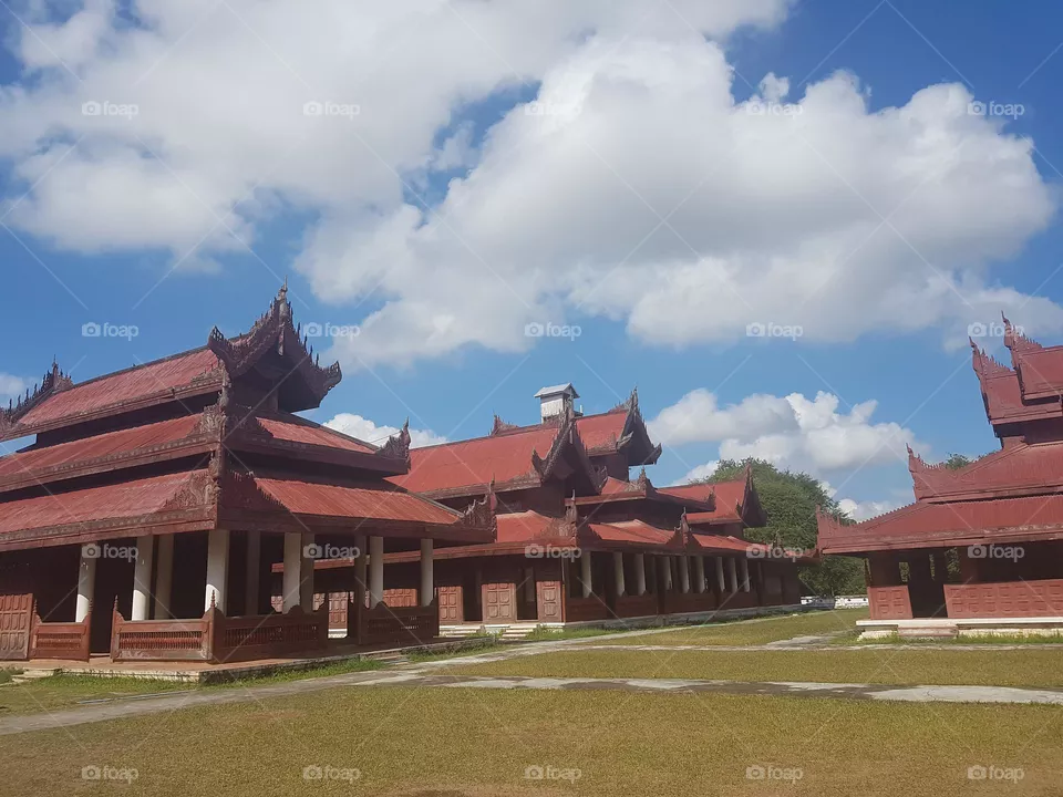 Stroll around the Royal Palace in Mandalay