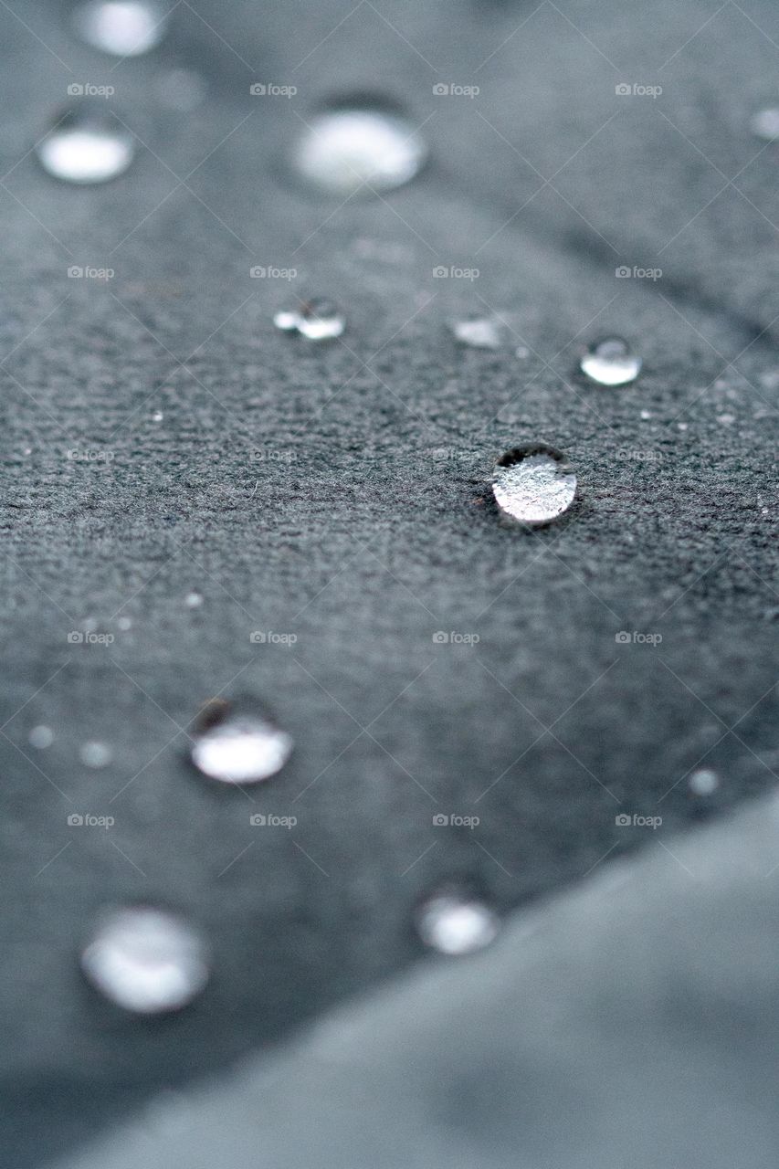 Water drops on surface