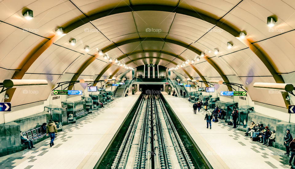 Subway station freeze