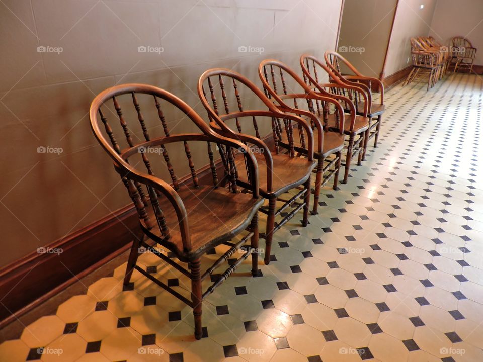 Row of chairs