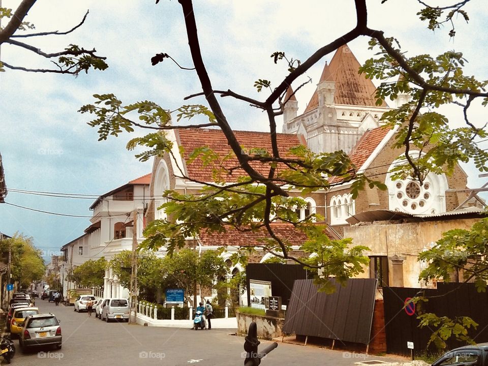  church at Galle Dutch fort