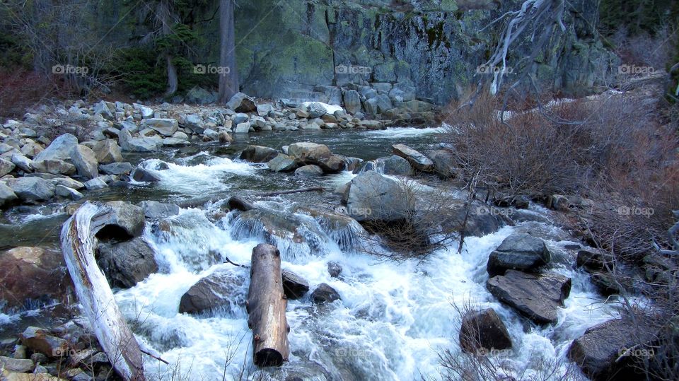 Hiking along the river