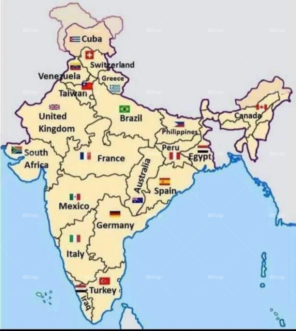 New India's Map