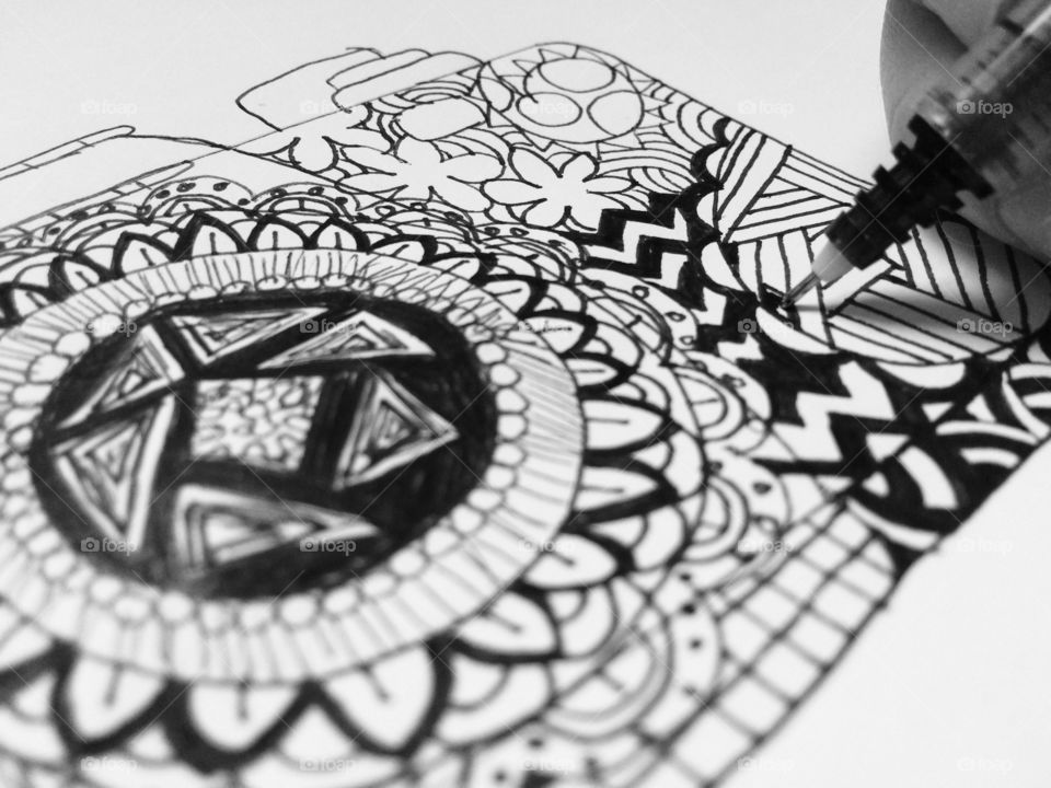 Zentangle art