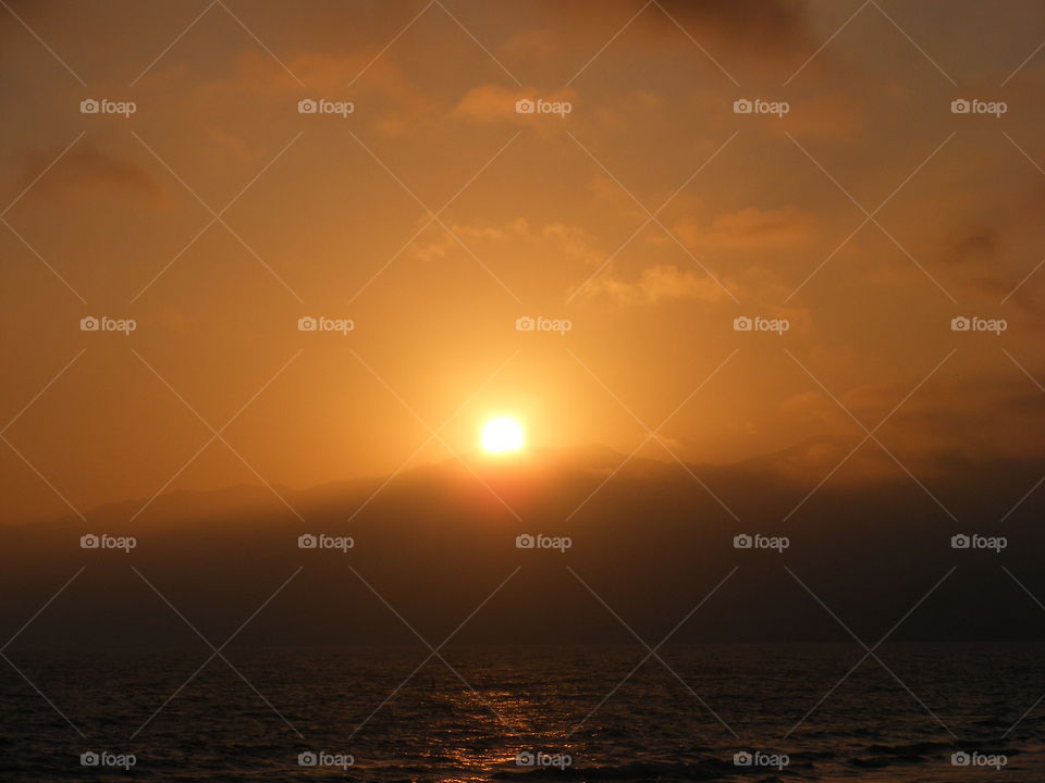 California Sunset,  Sunset Over The Mountains, Sunset Reflections 