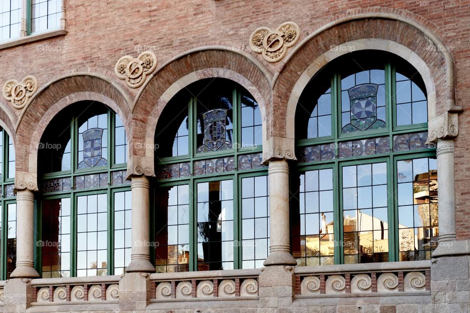 Early Spring Afternoon Lights in Saint Paul's Hospital (Barcelona) 