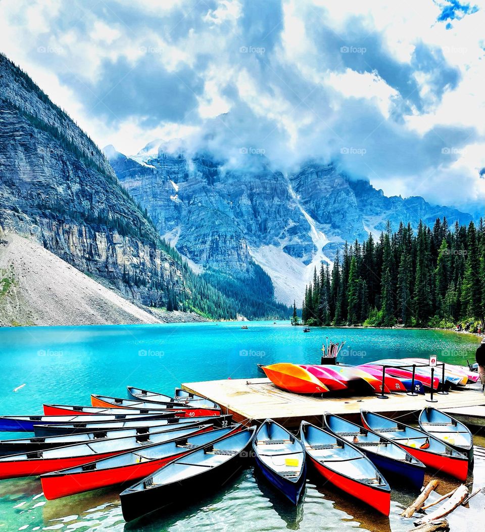 Moraine Lake Alberta Canada