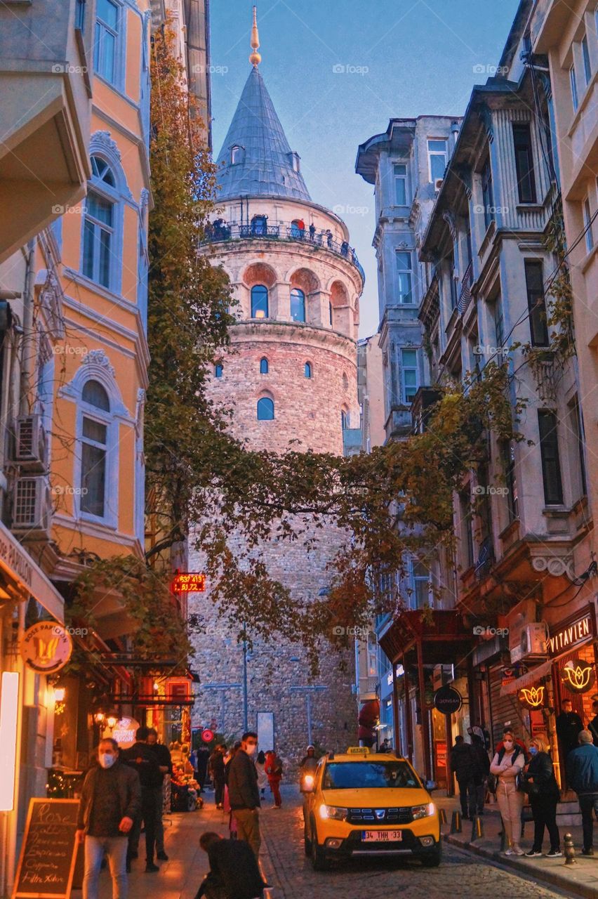 In the middle of the City 