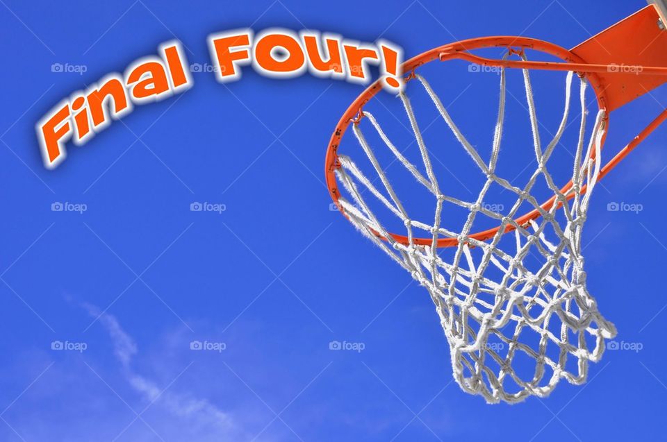 Basketball Final four concept