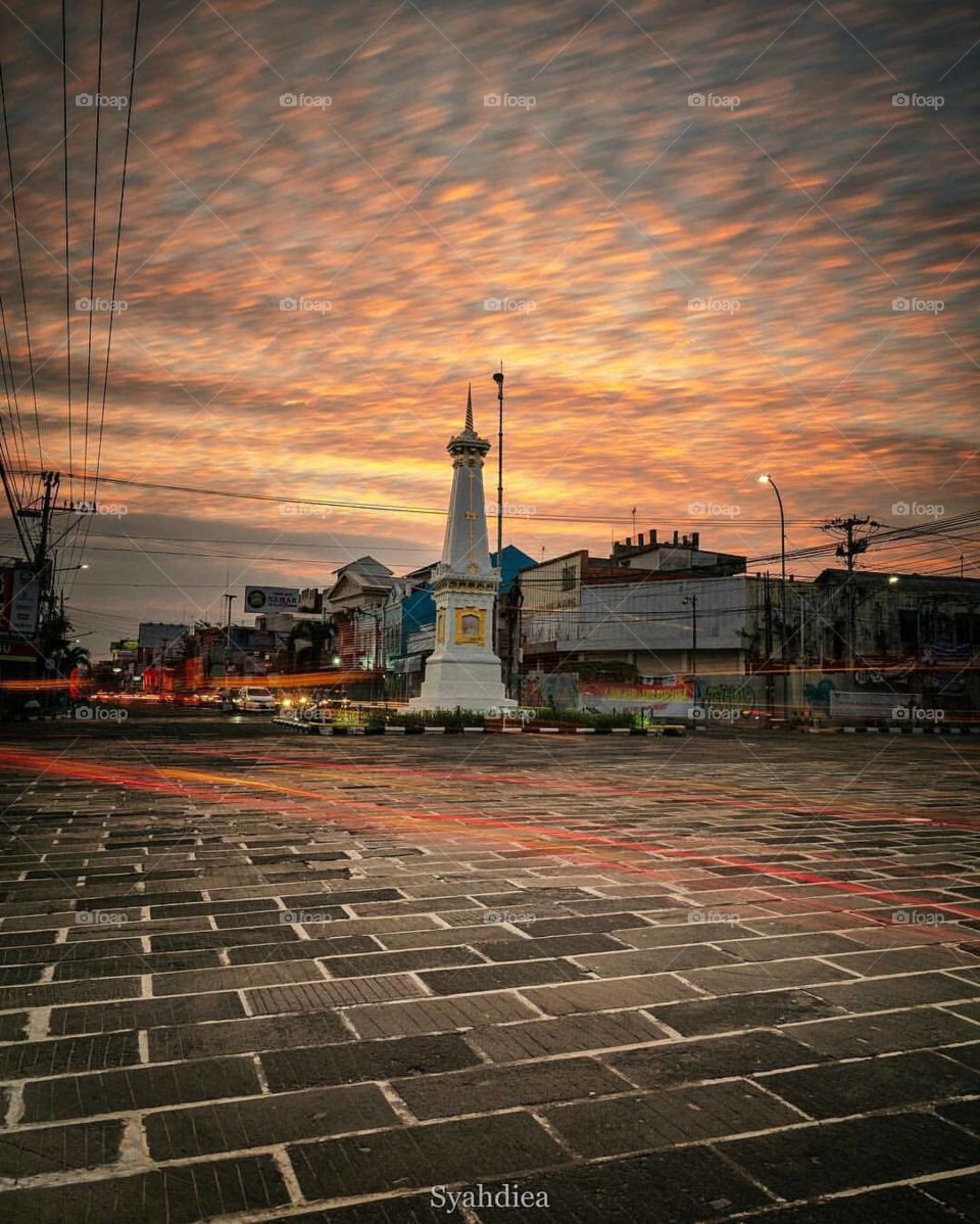 sunset from Jogja Indonesia