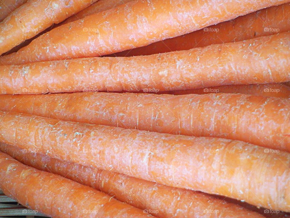 Closeup of carrots 