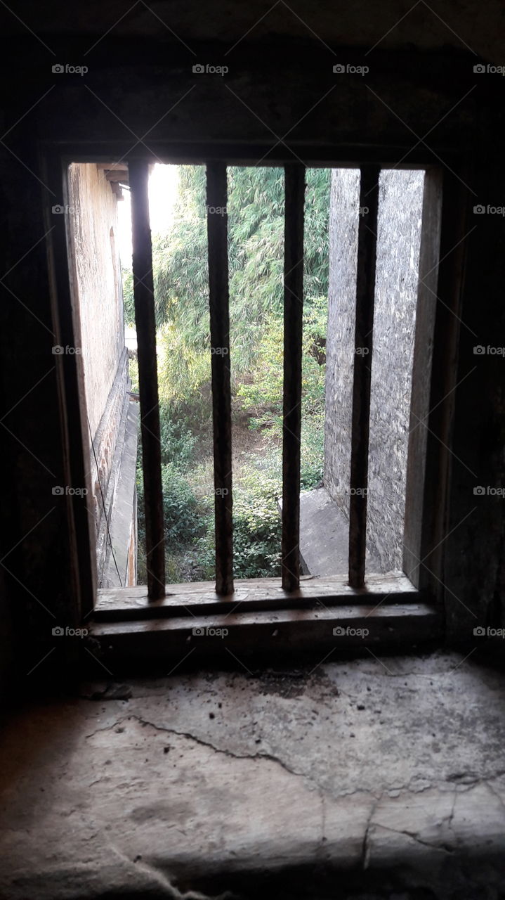 old windows of the palaces.