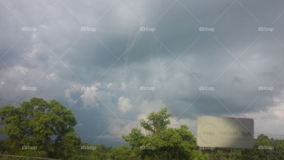 View of a approaching storm