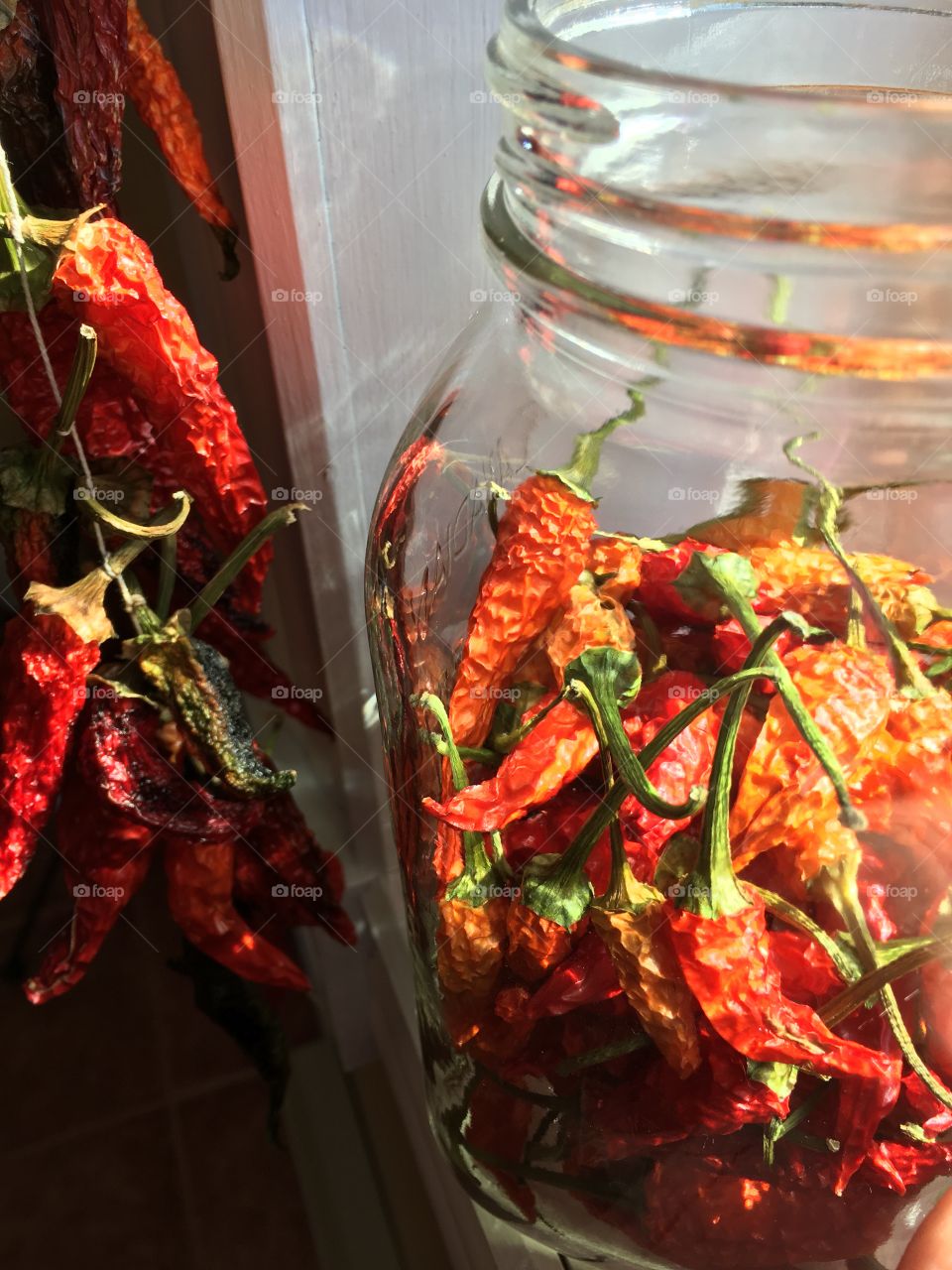 Preserving peppers