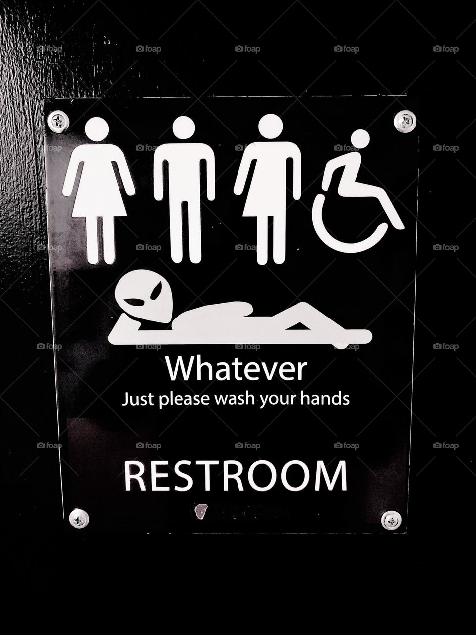 No matter how you identify, human or extraterrestrial just wash those hands!