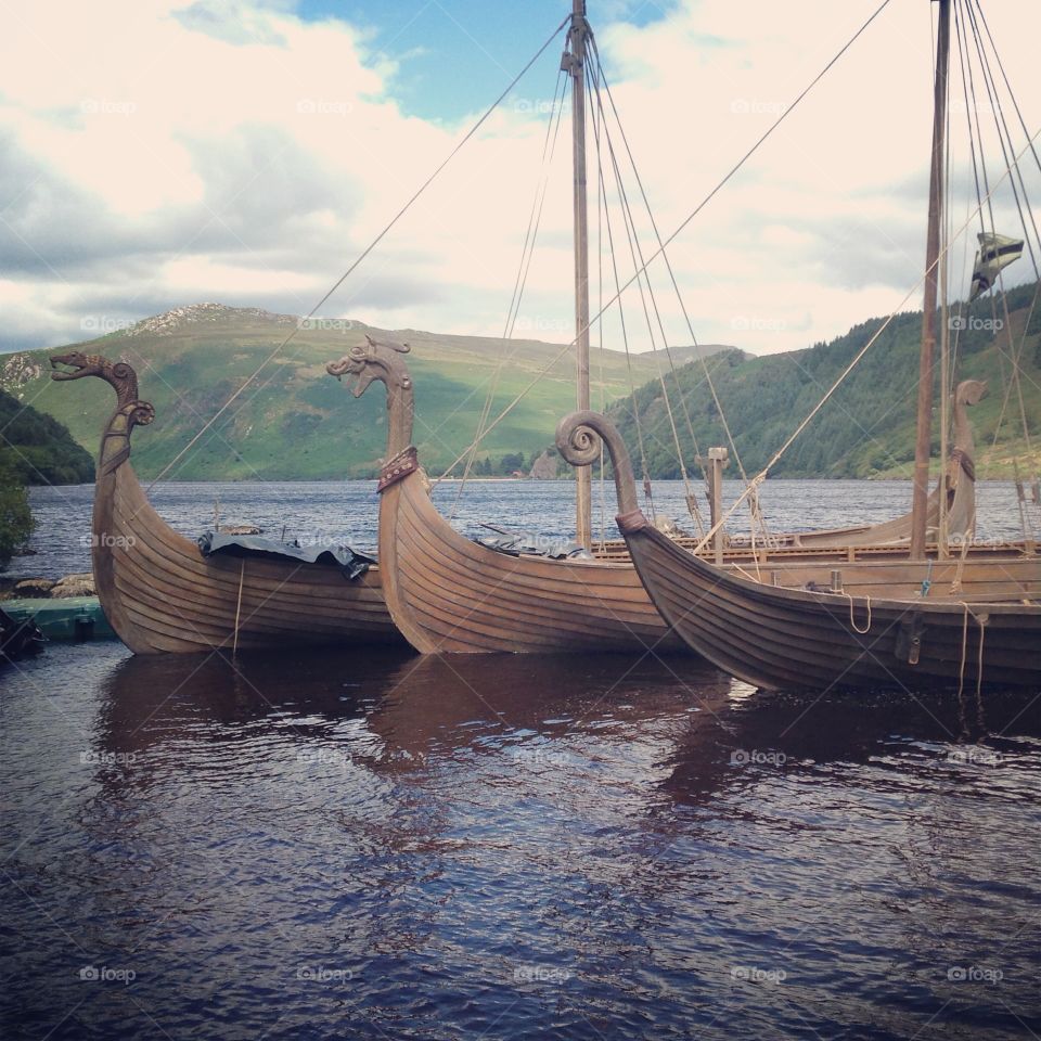 Vikings. Viking boats found in Ireland Galway