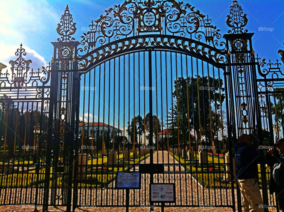 Bahai gardens in acre  Israel