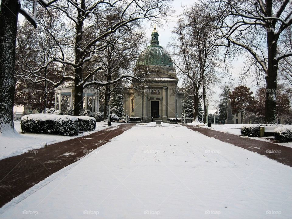 Wintery Church