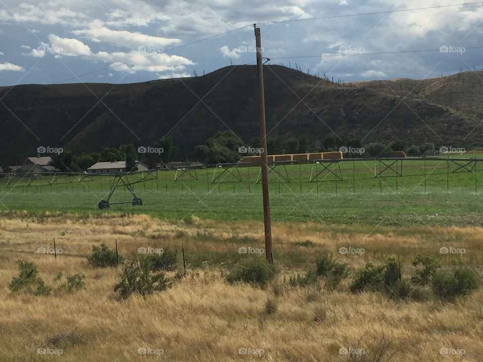 Landscape, No Person, Agriculture, Grassland, Hill