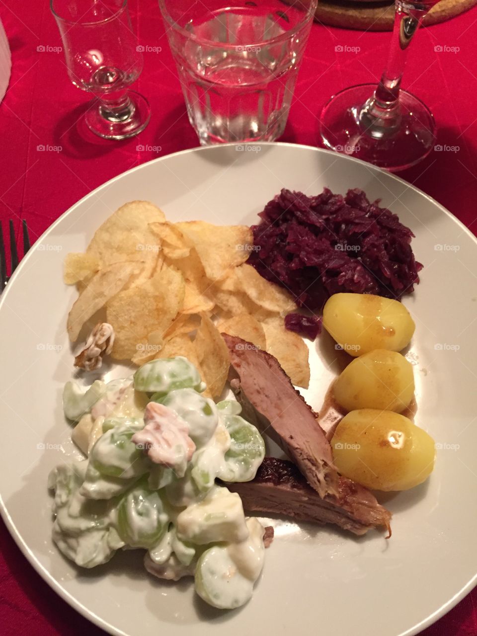 Christmas dinner 
