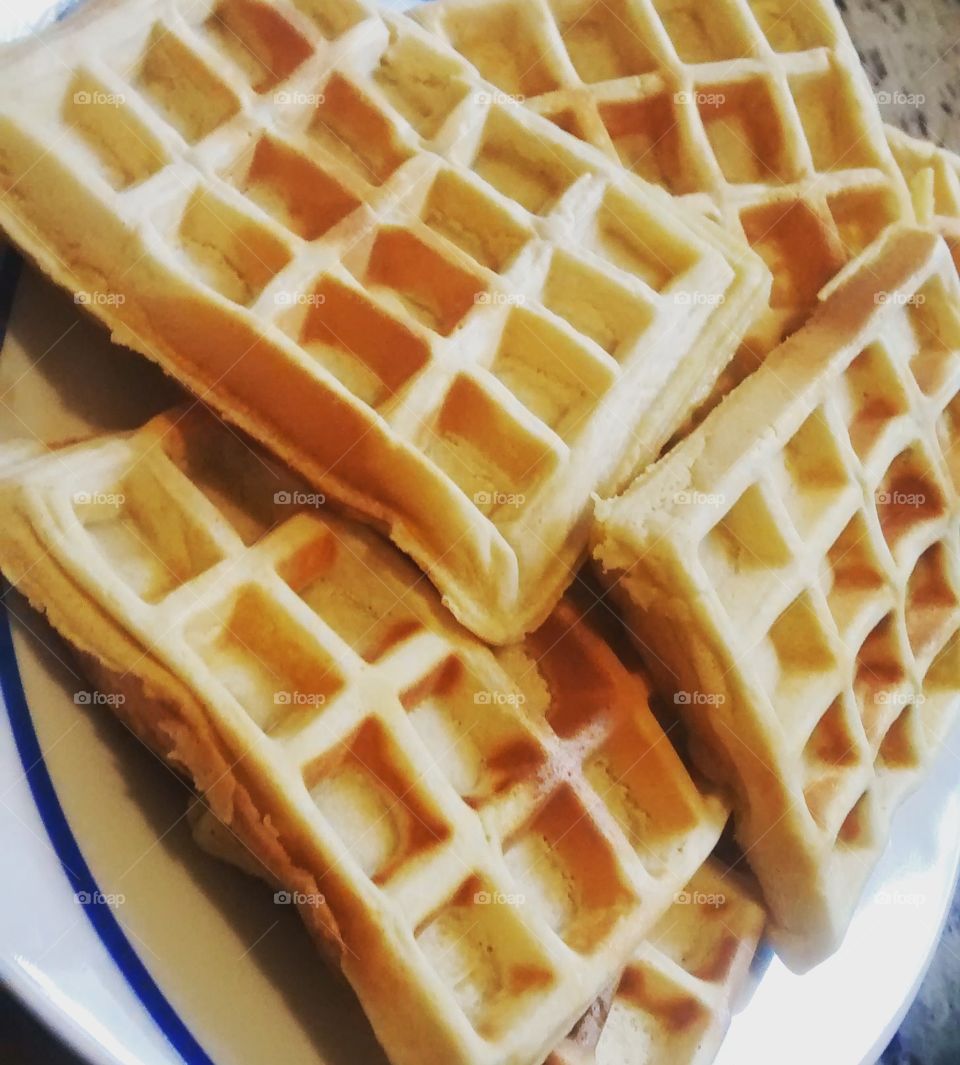 Waffle breakfast