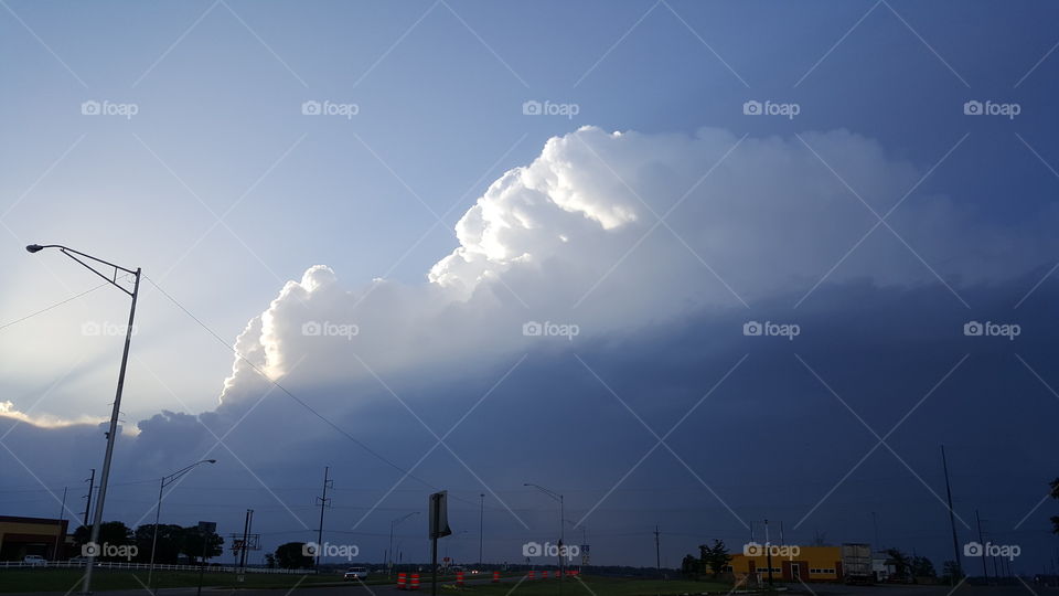 Oklahoma clouds