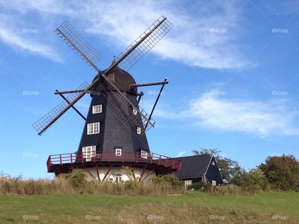 Old wind mill at Ebeltoft - DK
