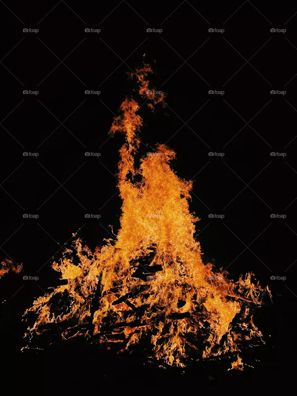 Fire flames