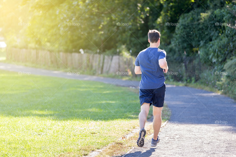 Morning routine, daily run at the park