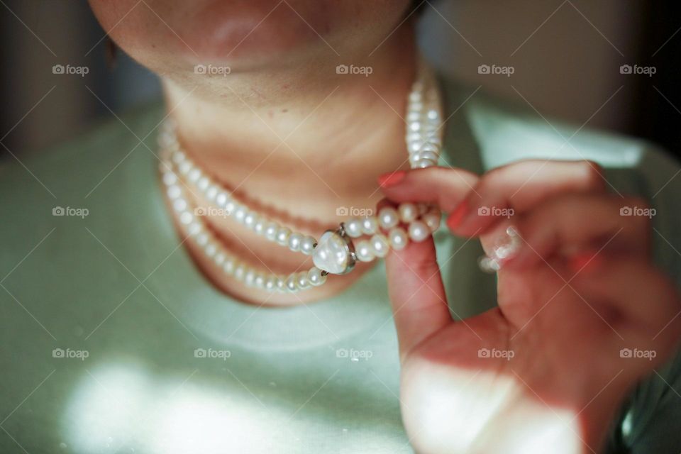 Pearl necklace