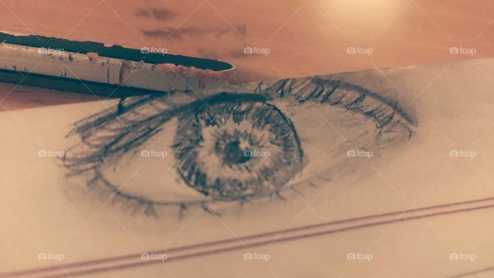eyes. sketch